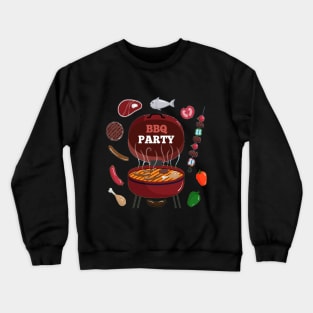 BBQ Party Crewneck Sweatshirt